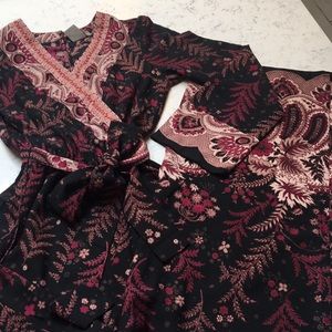 Anthropologie floral Jumpsuit